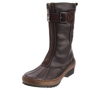 HUGE MOVING SALE!! Sorel Sorelia Earhart Leather boots.